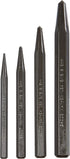 Mayhew Tools 62215 Center Punch, Black Oxide Finish, 4-Piece Set
