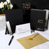 Weekgrat 7 Set Pcs Officiant Gift Includes Leather Hardcover Proposal Officiant Book Black Ink Pen Thank You Card