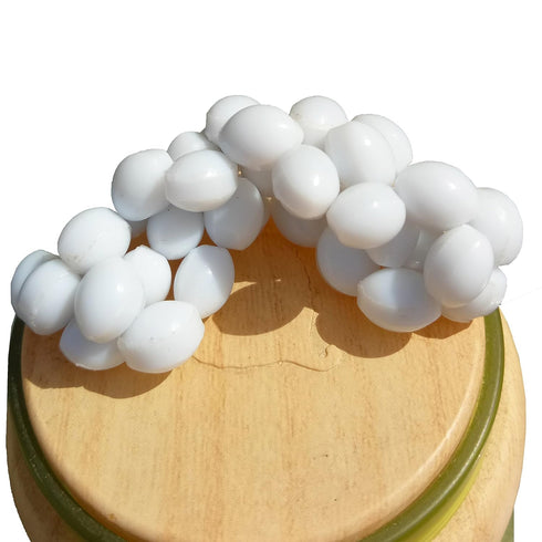 Magnetic Stirrer Stir Bar PTFE Magnetic Mixer, 10pcs Olive Shape Stir Bars (6X8mm)
