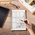 Epakh 36 Pack Blank Unlined Spiral Notebook, A5 Soft Cover Memo Notepad, 100 Pages, 8.3 x 5.5 Inches (Black)