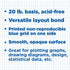 8.5" 11" 1422-4 8" 8" 50 8.5 11 Inch ALVIN Cross Section Graph Paper Pad x Model Acid-Free Use with Pencil or Ink Laser