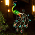 Glintoper Solar Garden Lights, 39 Inch Height Outdoor Metal Peacock Decorative Stakes for Lawn Pathway Decoration