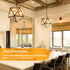 Brightever E12 Candelabra LED Light Bulbs, 60W Equivalent, 5-Pack B11 6W, 2700K Warm White Candle Lightbulbs