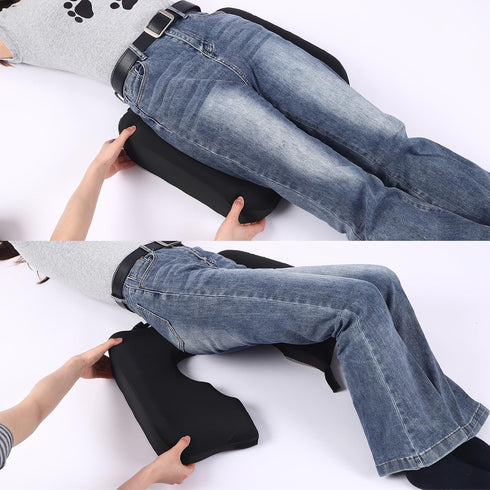 Tailbone Tinideya Memory Foam Bed Sore Cushions for Butt with Straps Doughnut Pillow Bedsore Pressure Relief Pillow
