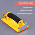 Hand Sander, Sandpaper Holder with Sponge Handle, 7 x 3.5 inch Manual Sanding Block for Polishing
