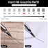 Hiboom 24 Pieces HB Refill for Carpenter Pencil - Long Lasting Pencil for Mechanical Pencil Woodworking Construction