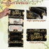 Bruislard Birthday Card Money Holder Birthday Money Envelope for Cash Gifts Surprise Black Gold Birthdays Gift Card