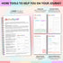A5) Mental Health Journal Planner | Daily Gratitude, Self Care, Intentions, Affirmations and Nutrition (Rainbow
