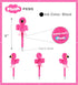 DolliBu Flamingo Plush Pen Cute & Soft Bird Stuffed Animal Ballpoint Novelty Pen Toy, Unique Writing Pen Instrument