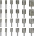 Stone Carving Set, 24PCS Diamond Burr Bits Compatible with Dremel for Engraving, Grinding, Jewelry