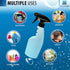 16oz 4 Pack Reusable Plastic Spray Bottle Sprayer for Bleach, Auto Detailing, Water Plants, Grilling, Haircuts