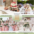Bridal Shower Pens - Bamboo Retractable Ballpoint Pen Wedding Favors Bulk (100 Pieces) | Guest Book Pens for Bridal