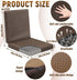 Geiserailie 20 Inch Set Egg Foam Pad Recliner Seat Cushion Recliner Cushions with Cover for Elderly with Back Support