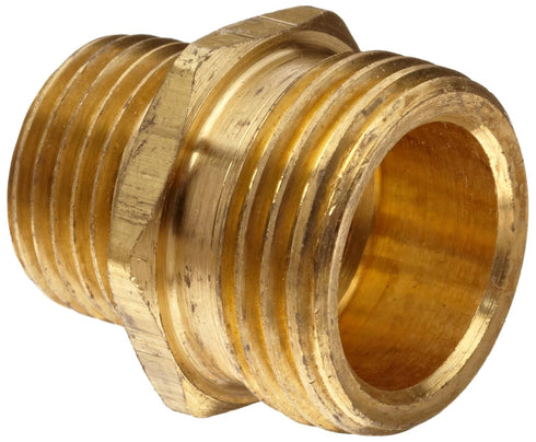 Anderson Metals 57478-1208 Brass Garden Hose Fitting, 3/4" Male Hose ID x 1/2" Male Pipe
