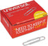 Universal Paper Clips 100 per box, 10 boxes per package UNV72240