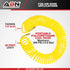 ABN Recoil Hose, 1/4in x 50ft Portable Polyurethane Coil Hose for Air Compressor