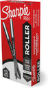 Sharpie Rollerball Pen, Arrow Point (0.7mm) for Bold Lines, Black Ink, 12 Count