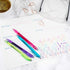 WallDeca Colored Gel Pens Set - 12 Count - Fine Point Gel Pens for Note Taking and Everyday Writing
