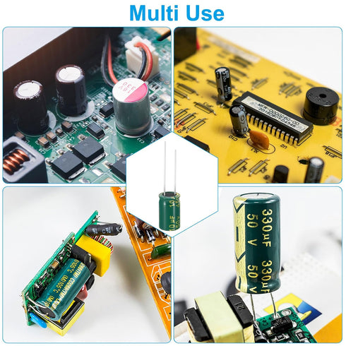 450V 10uF 10Pcs 10x17mm PATIKIL Electrolytic Capacitors, Aluminum High Frequency Electrolytic Capacitors for TV, LCD