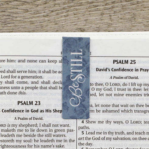 Christian Art Gifts Magnetic Scripture Bookmark Set of 6 for Women - Psalm 46:10