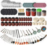 172PCS 1/8-inch Shank Power Rotary Tool Accessories Kit | Includes Carving Bits, Drill Bits & More