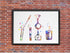 Dignovel Studios 11X14 Unframed Chemical Lab Test Tubes Pipette Art Print, Laboratory Science Biology Decor