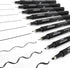 Zebra Zensations Technical Drawing Fineliner Pens - Full Set of 6 Grades, Black Ink