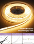 5V Light,9.84ft/3m MIWISE USB RGB COB LED Strip Tape Lights,RF & App Control,Music Sync,Ultra Bright Color Changing