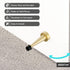 QOGRISUN Heavy Duty Solid Brass Door Stops, 3-1/4-inch Decorative Gold Wall Protector with Rubber Bumper Tip