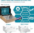 Commercial Adhesive Paper Towel Holder for Bathroom: Multifold/Trifold/C Fold Paper Towel Dispenser for Compact Toilet
