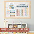 Hadley Designs Boho Calendar For Classroom - Bulletin Board Sets for Teachers, School Calendar for Classroom