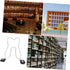 Homoyoyo Hanging Bookend Bookends Desk Magazine Storage Cookbook Shelf Bookshelf Ends Metal Book Ends File Folder