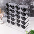 Lamoutor 2 Row Transparent Sunglasses Rack Holder - Glasses Display Stand