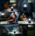 3 MalloMe LED Camping Lantern, Battery Powered Lanterns for Power Outages, Portable Hanging Collapsible Camping Lights
