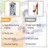 Mr. Pen Professional Geometry Set - 7 pcs Metal Compass with Shatterproof Storage Box, Drafting Tools