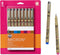 SAKURA Pigma Micron Fineliner Pens - 8 Pack, Archival Black, Colored Ink for Writing, Drawing, Crafters & DIY Projects,