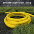 HUANCHAIN 12/3 Gauge Heavy Duty Outdoor Extension Cord, 6 ft Waterproof with Lighted End, 15Amp