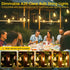100FT 32 Dimmable 2700K A39 Bulbs Larkvue LED Outdoor String Lights, Waterproof Patio Lights with Shatterproof Hanging
