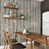 Grey Shiplaps Wood Contact Paper 15.7"X118" - Peel and Stick Waterproof Distressed Vinyl Wallpaper for Cabinets