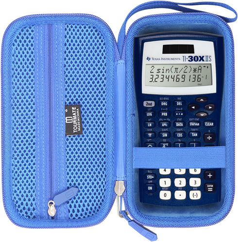 Texas Instruments TI-30X IIS Hard Travel Case Replacement, Case Only (Blue)