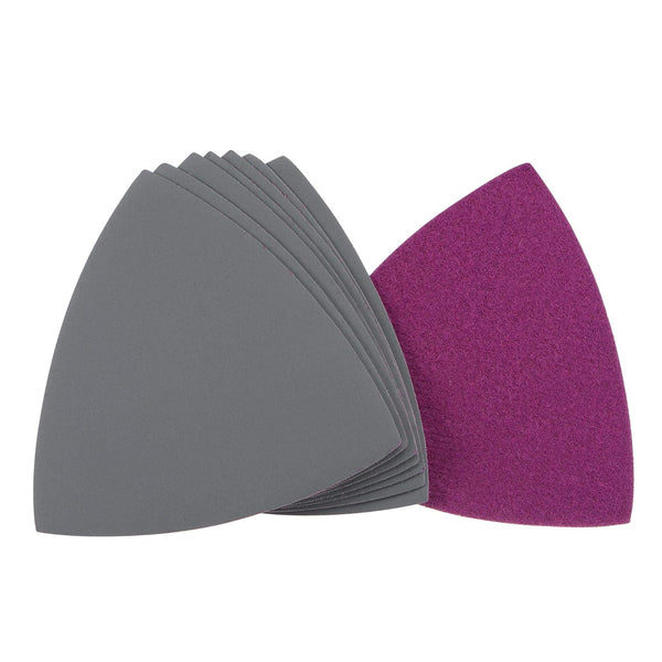uxcell Triangular Sandpaper Hook and Loop Triangle Sanding Pad, 3-1/2" Oscillating Multi-Tool, 2000 Grit, 8pcs