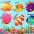 Under The Sea Birthday Bulletin Board Set, Ocean Theme Classroom Decorations, Sea Animals, Tropical Fish Cutouts, Wall