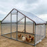 generic 6x27 Grommets Heavy-Duty Clear Tarp for Chicken Coop FT All-Weather Waterproof PVC Cover with Metal for Chicken