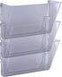 Officemate Wall Files, Clear, Letter/A4 Size, 3 Pack
