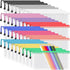 Umriox Pencil Pouches Bulk, 9.2 x 4.7 in (12 Colors, 36 Packs), Mesh Zipper Pouch for Bill Stationary Storage