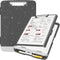 Sooez Glitter Clipboard with Storage, High Capacity Clipboard with Pen Holder, Cute 8.5x11 Clip Boards, Sparkle Plastic