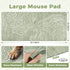 iCasso Desk Cover Mat Green,Extra Large Mouse Pad for Laptop,Anti-Slip Keyboard Pad with Stitched Edges,Cute Girly