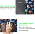 Kids Mouse Pad - Comic Space Design with Planets and Spaceships, Personalized Mouse Mat for Office