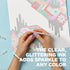SAKURA Gelly Roll Stardust Clear Glitter Gel Pens - 6 Pack Bold Point Ink for Lettering, Drawing, Invitations &