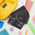 Juvale 100 Pack Black Index Cards - Perfect for Studying, Office and School Supplies, and DIY Crafts (3x5 Inches) - Ideal for Notetaking and Organization by Juvale